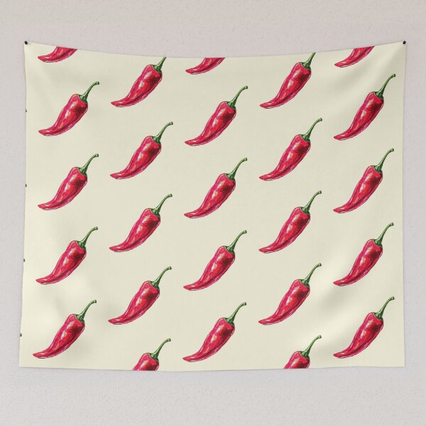 Item preview, Red Hot Chili Pepper Illustration designed and sold by jianina-alondra.