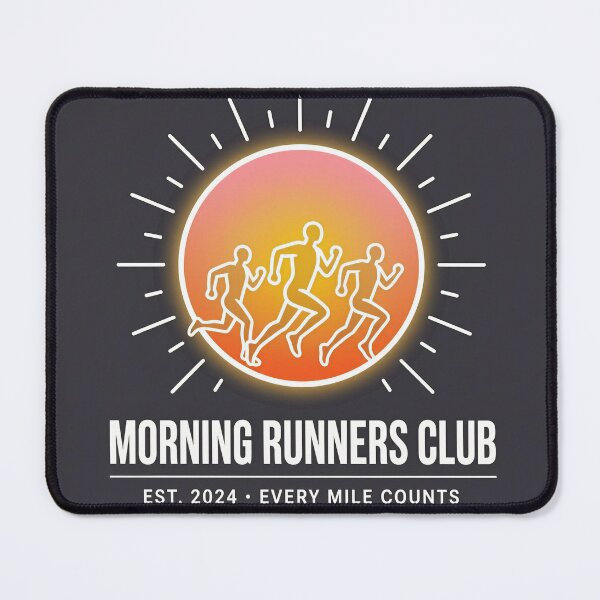 Item preview, Morning Runners Club Minimalist Runner Art designed and sold by DIUMERI.