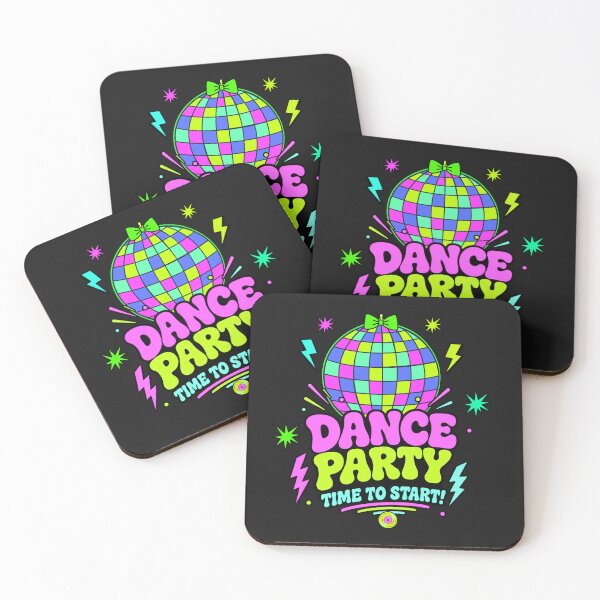 Item preview, Neon Dance Party – Retro Disco Vibes designed and sold by Aimetoi.