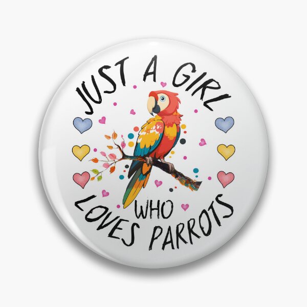 Item preview, Just a Girl Who Loves Parrots designed and sold by MoSaid.