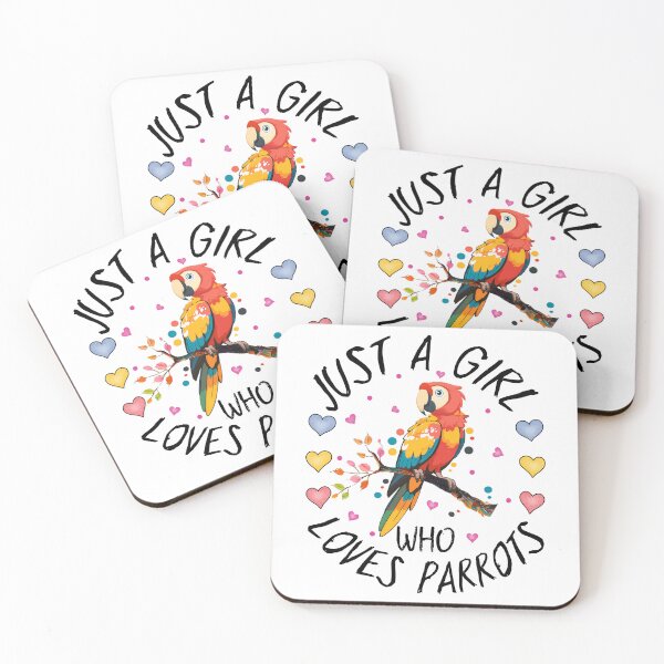 Item preview, Just a Girl Who Loves Parrots designed and sold by MoSaid.