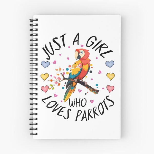 Item preview, Just a Girl Who Loves Parrots designed and sold by MoSaid.