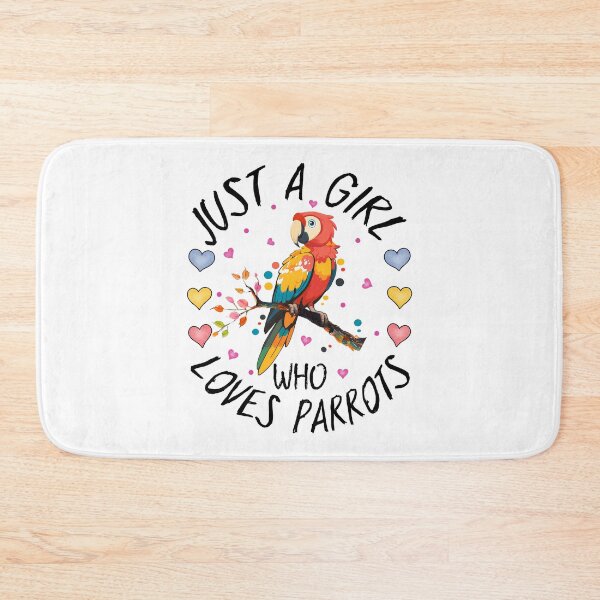 Item preview, Just a Girl Who Loves Parrots designed and sold by MoSaid.