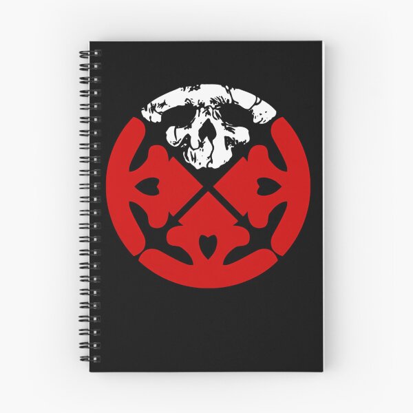 Item preview, Red Circular Emblem Skull Top Crossbones Motif designed and sold by mafia2020.