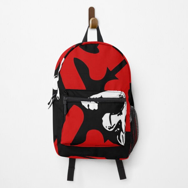 Item preview, Red Circular Emblem Skull Top Crossbones Motif designed and sold by mafia2020.