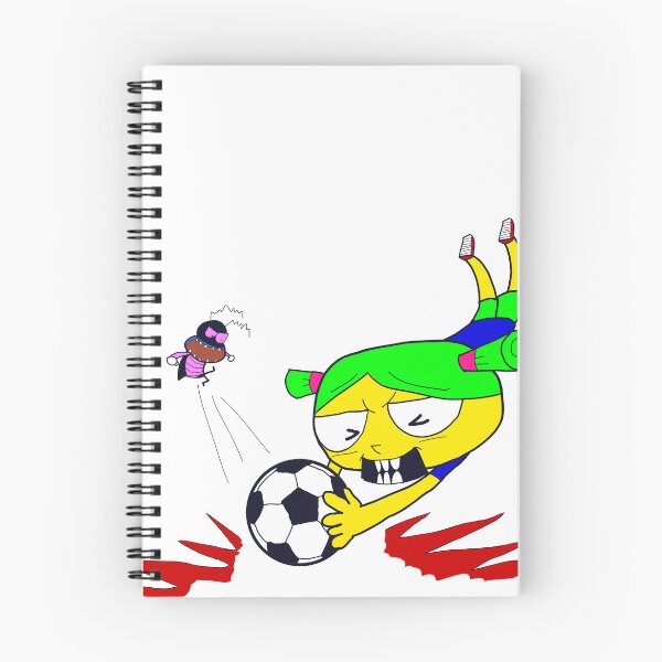 Item preview, Aggressive Soccer Kick Darla - Quirky Cartoon Art designed and sold by pixelblotshop.