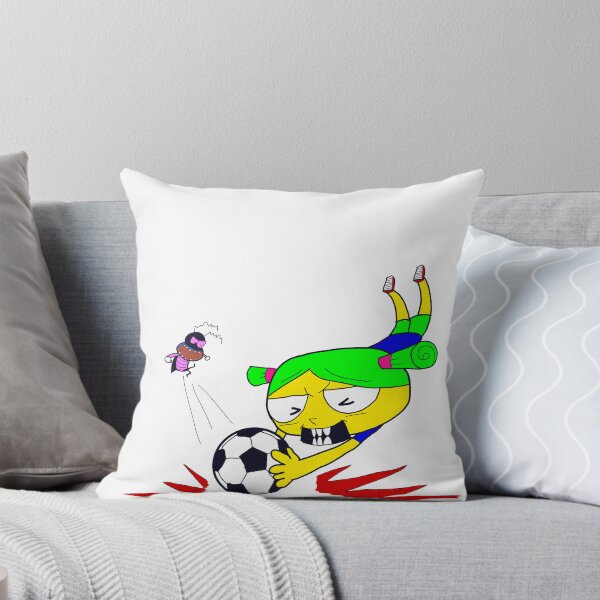 Item preview, Aggressive Soccer Kick Darla - Quirky Cartoon Art designed and sold by pixelblotshop.