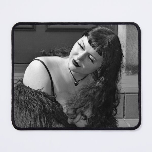 Item preview, GOTH GIRL WALL ART, MONOCHROME PORTRAIT designed and sold by Barbara Jean Photo Art And Design.