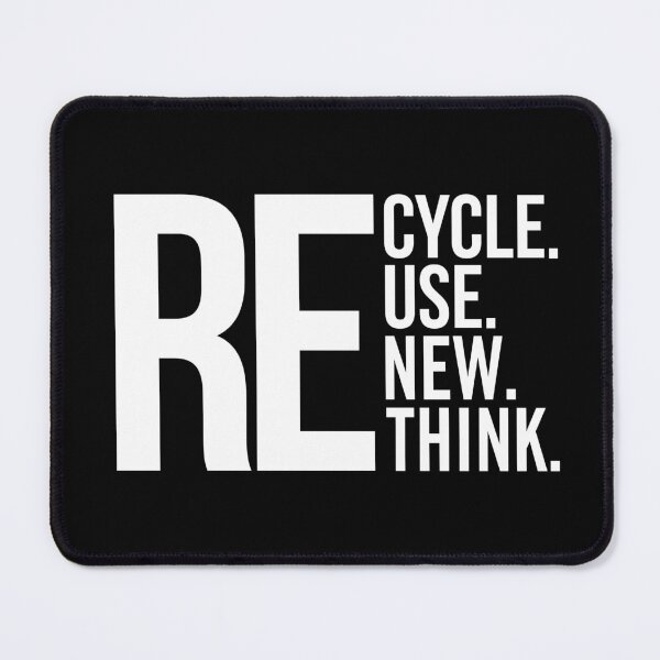 Item preview, Recycle Reuse Renew Rethink Eco Friendly Environmental Graphic designed and sold by artworkathome.