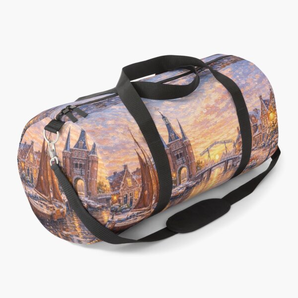 Item preview, Sloten in the Netherlands painting – a winter scene in this beautiful European village. designed and sold by GalleryKauffeld.