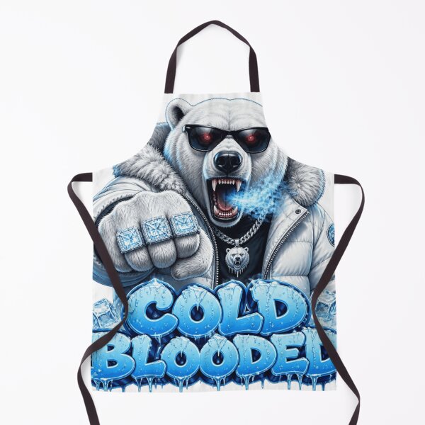 Item preview, Cold Blooded Polar Bear Gangster designed and sold by WearTheVibe Store.