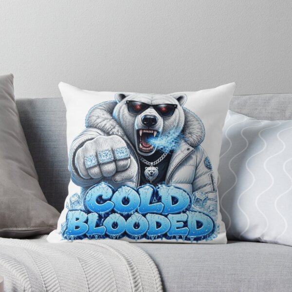 Item preview, Cold Blooded Polar Bear Gangster designed and sold by WearTheVibe Store.