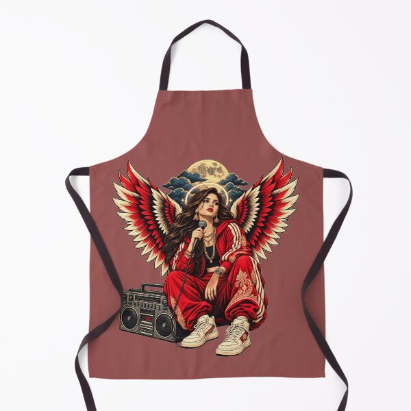 Item preview, Ángel del Hip Hop Desi: Henna, Jhumka y Alas de Boombox designed and sold by KungPowUnicorn.
