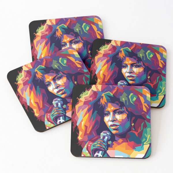 Aperçu de l'œuvre Chaka Khan pop art créée et vendue par Superkent.