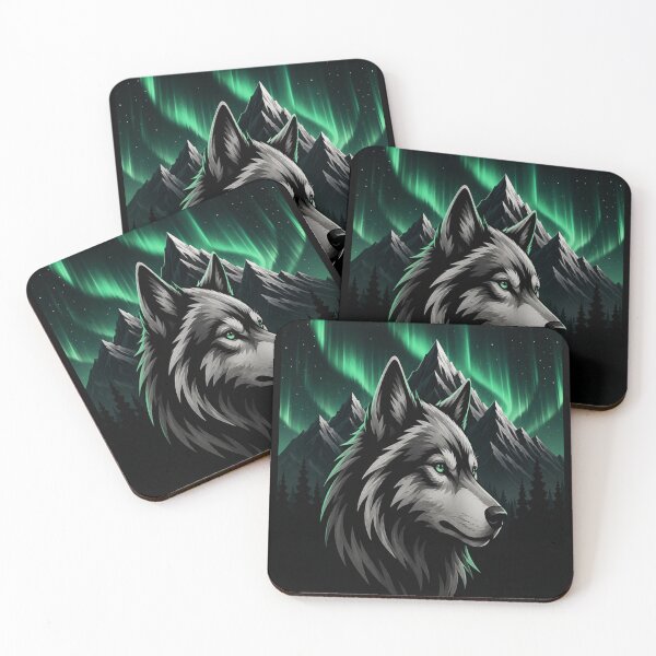 Item preview, Aurora Wolf - Spirit of the North designed and sold by LosthopeCreations.