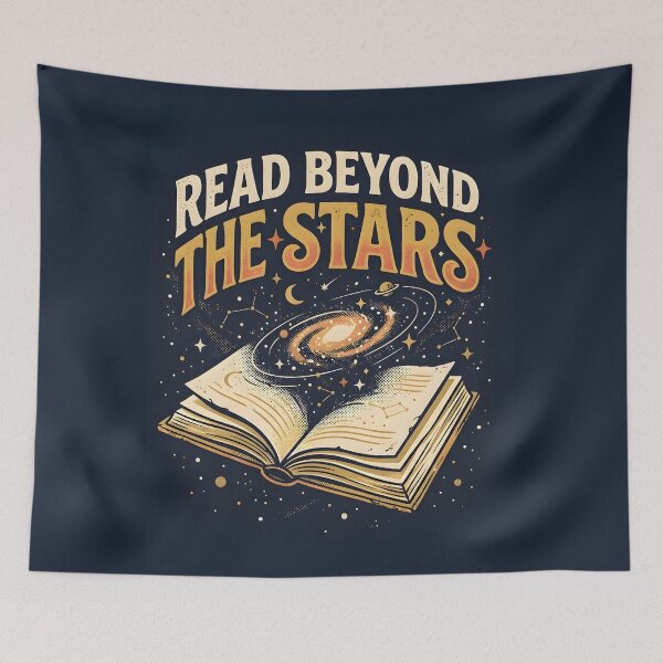 Item preview, Read Beyond The Stars Book Lover designed and sold by hutofdesigns.
