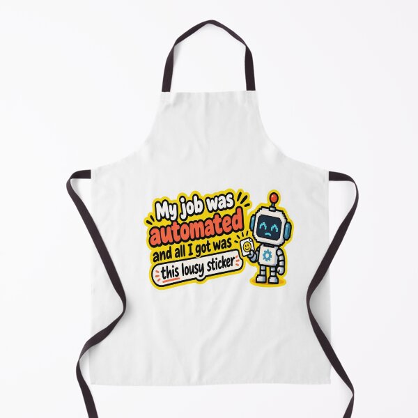 Item preview, My Job Was Automated AI Humor designed and sold by JMDG Studio.
