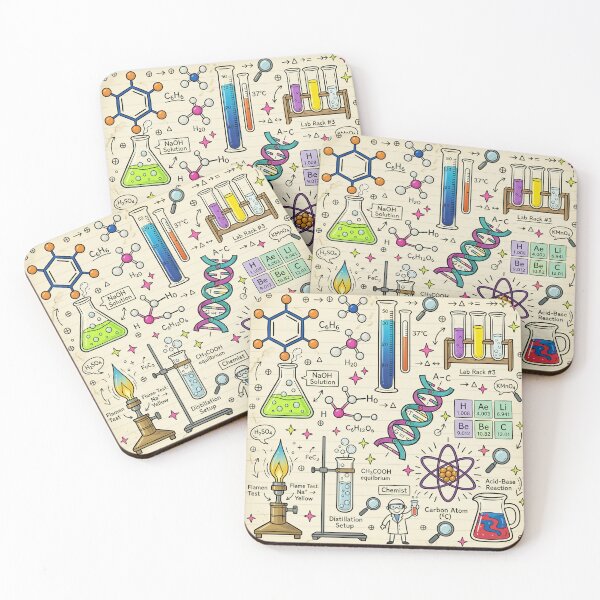 Item preview, Nerdcore Chemistry Doodle Notebook designed and sold by DIUMERI.