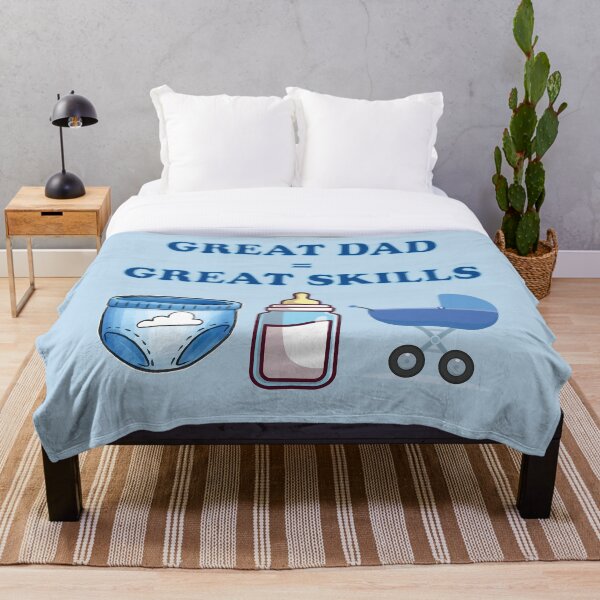 Item preview, Great Dad Great Skills – Funny Father Baby Care Design designed and sold by WordPlayStudio.