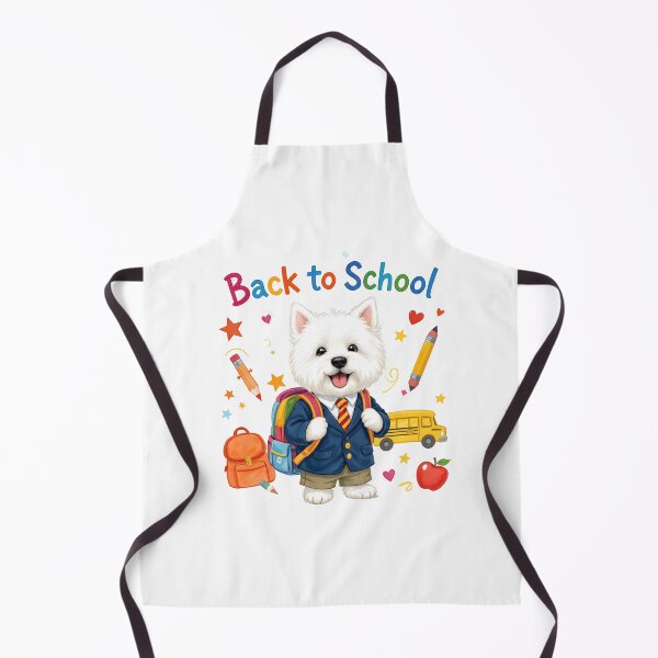 Item preview, Cute Westie Dog Back to School designed and sold by Kedspicedesign.