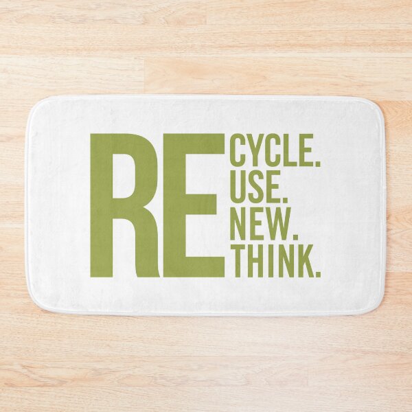 Item preview, Recycle Reuse Renew Rethink Eco Friendly Environmental Graphic designed and sold by artworkathome.