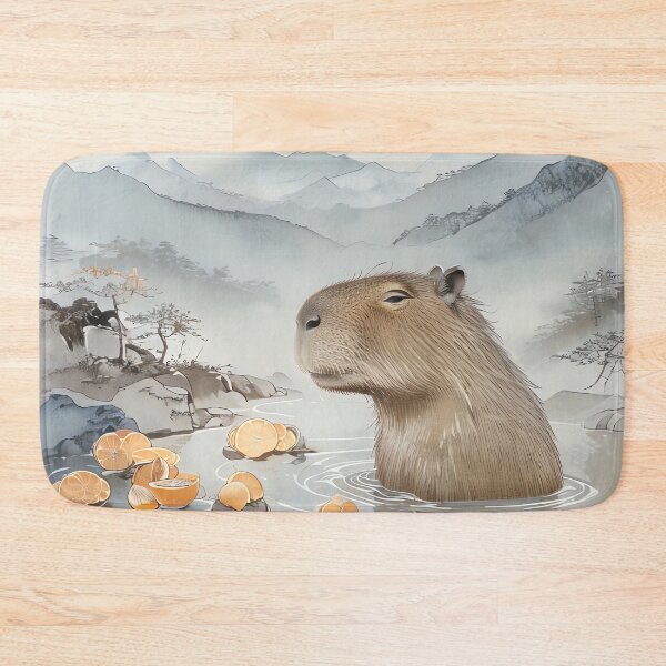 Item preview, Capybara Onsen Serenity designed and sold by ONYX Pixee.