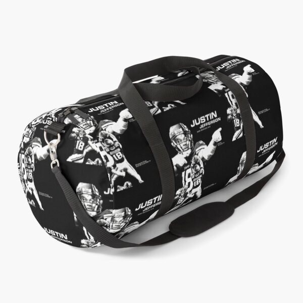 Item preview, Justin Jefferson Minnesota Football WR 18 Black White Tribute Graphic designed and sold by LuisSalaz36097.