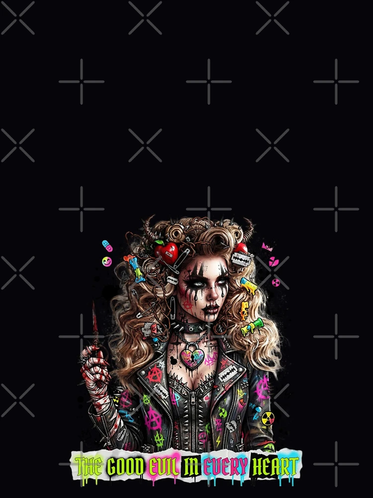 Thumbnail 4 of 4, iPhone Case, Punk Girl Razor Blade Dagger designed and sold by Voodoo Store Paranormal Collections.