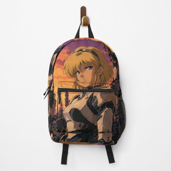 Item preview, Retro Anime Cyborg Girl Ruins designed and sold by bapupa.