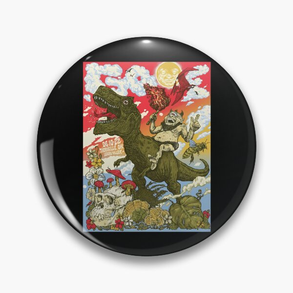 Item preview, Goose Tour Dinosaur Cyclops Fire Psychedelic designed and sold by Milas98.
