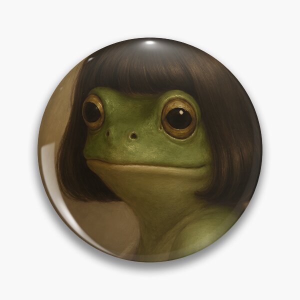 Item preview, Funny Frog Vintage Portrait Surreal Animal Art designed and sold by VibeStoreMix.