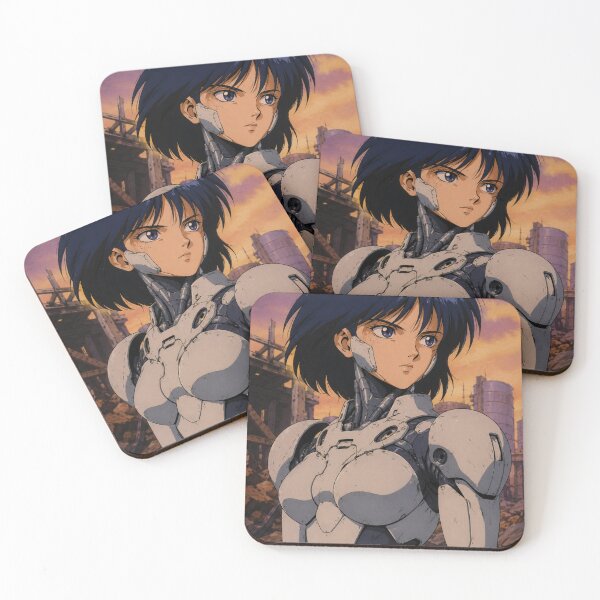 Item preview, Retro Anime Cyborg Girl Warrior designed and sold by bapupa.
