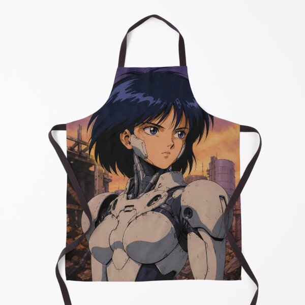Item preview, Retro Anime Cyborg Girl Warrior designed and sold by bapupa.
