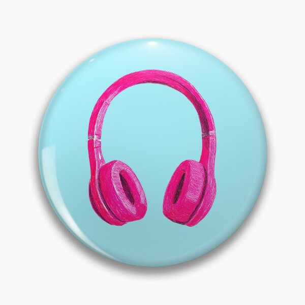 Item preview, Pink Headphones Girly Music Aesthetic designed and sold by jianina-alondra.