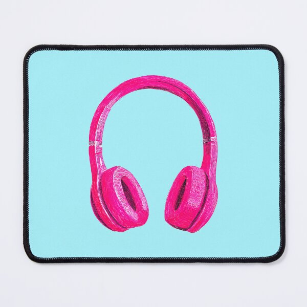Item preview, Pink Headphones Girly Music Aesthetic designed and sold by jianina-alondra.