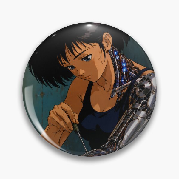 Item preview, Retro Anime Cyborg Girl Repair designed and sold by bapupa.