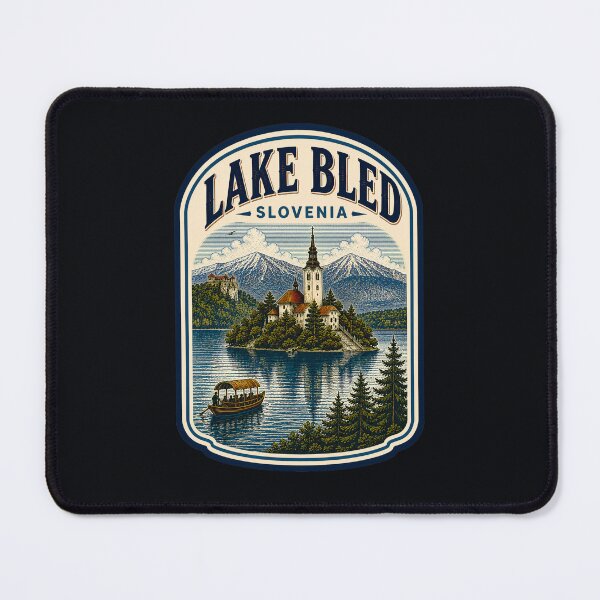 Item preview, Lake Bled - Slovenia designed and sold by GoodOldVintage.