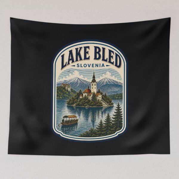 Item preview, Lake Bled - Slovenia designed and sold by GoodOldVintage.