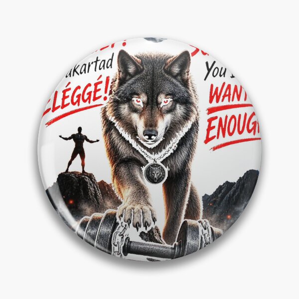 Item preview, Alpha Wolf - Didn't Succeed? You Didn't Want It Enough | Gym Motivation designed and sold by Csaba1983.