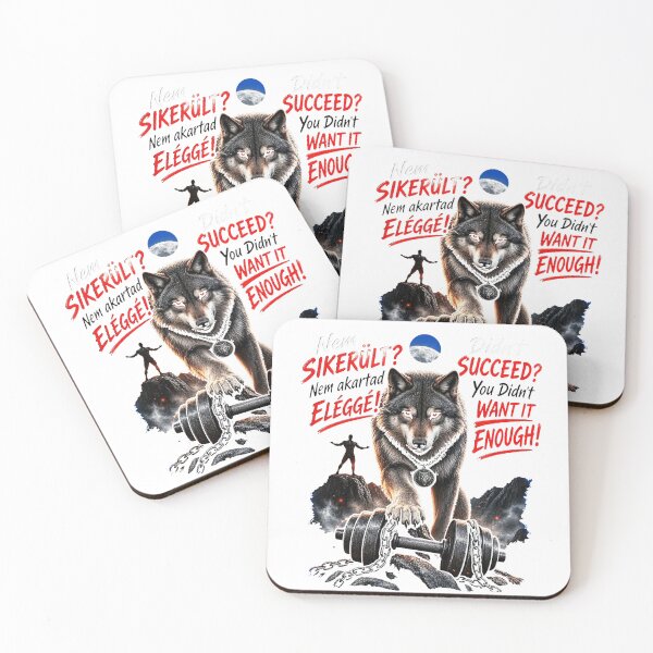 Item preview, Alpha Wolf - Didn't Succeed? You Didn't Want It Enough | Gym Motivation designed and sold by Csaba1983.