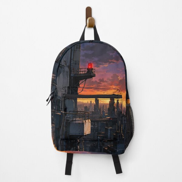 Item preview, Retro Sci-Fi Anime Sunset City designed and sold by bapupa.