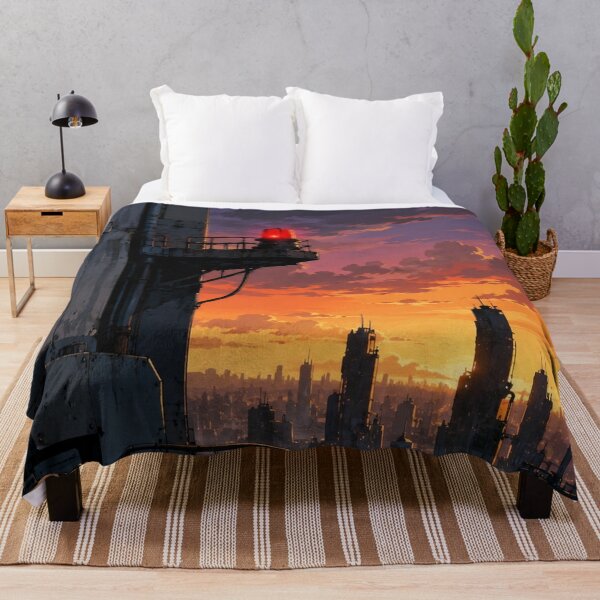 Item preview, Retro Sci-Fi Anime Sunset City designed and sold by bapupa.