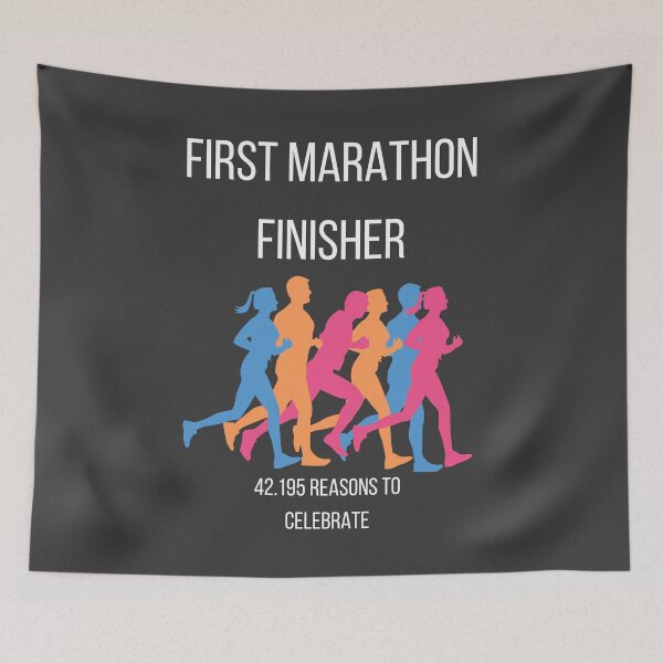 Item preview, First Marathon Finisher, 42.195 Reasons to Celebrate Gift designed and sold by Zyvora-merch.