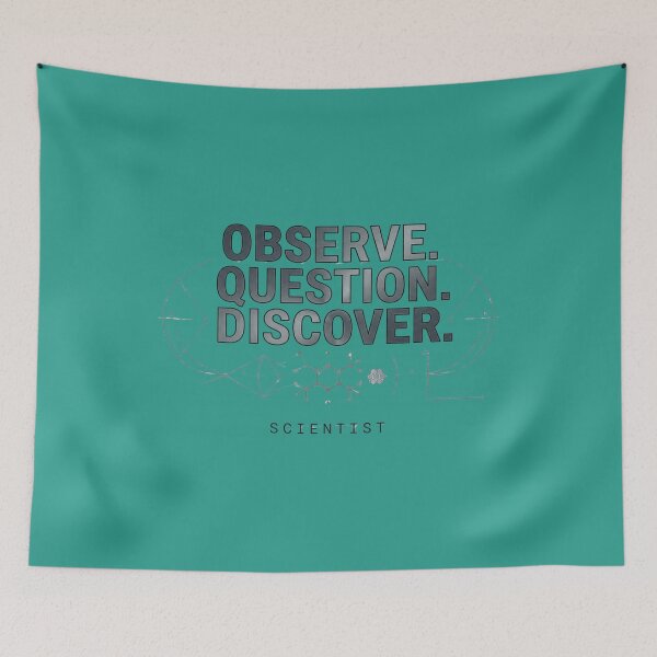 Item preview, Observe Question Discover | Scientist designed and sold by Amr Darwish Graphic designer.