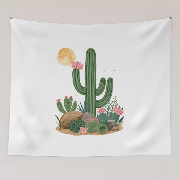 Item preview, Desert Moon Cactus  designed and sold by catcurio.