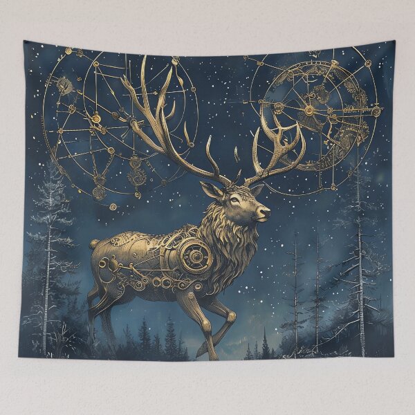 Item preview, Clockwork Celestial Stag designed and sold by ONYX Pixee.