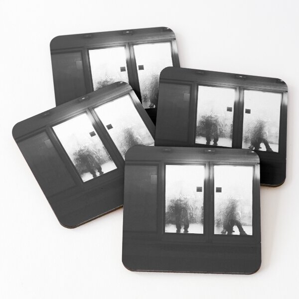 Item preview, Ghosts Waiting Behind Subway Glass designed and sold by UrbanNoirMood.