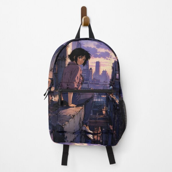 Item preview, Retro Sci-Fi Anime Rooftop Girl designed and sold by bapupa.
