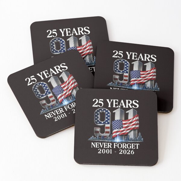 Item preview, 25 Years Never Forget 9/11 Tribute designed and sold by ImeldaSparks.
