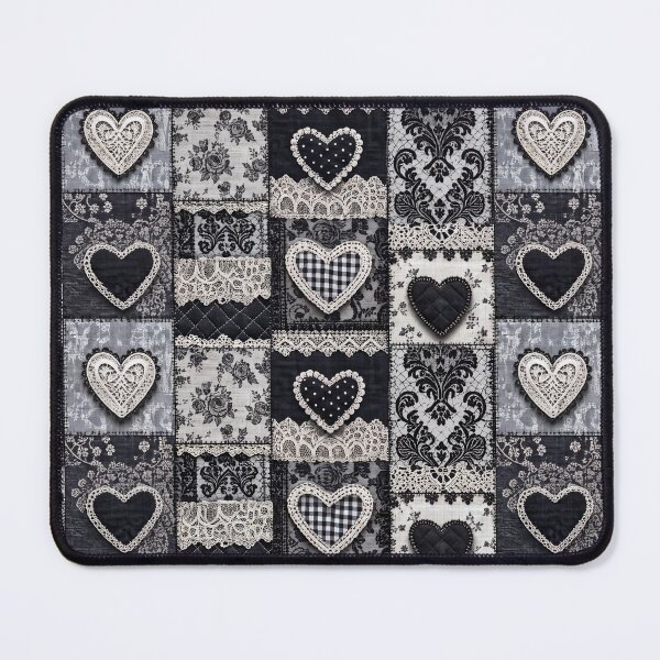 Item preview, Patchwork Hearts designed and sold by JacquiTaylorArt.